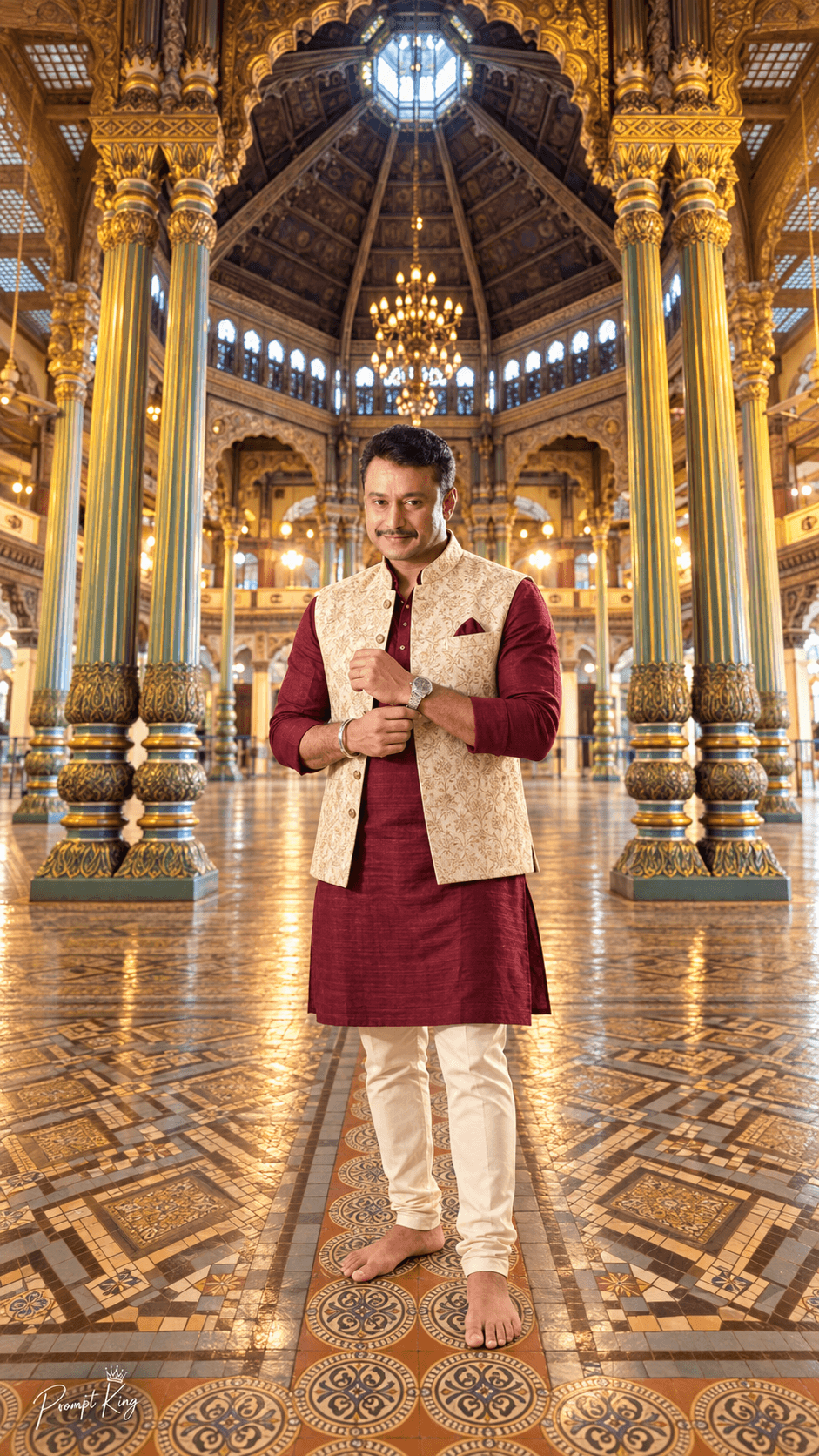 Mysore Palace Interior 8K AI Photo visual reference