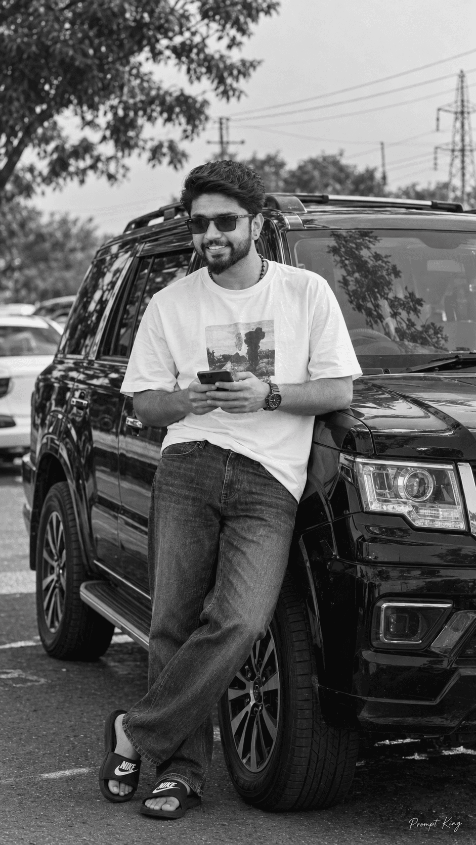 Cinematic Luxury SUV Portrait visual reference