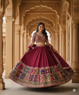 Lehenga Portrait visual reference