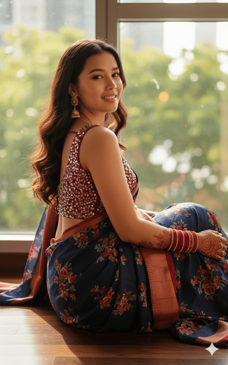 Saree Portrait visual reference