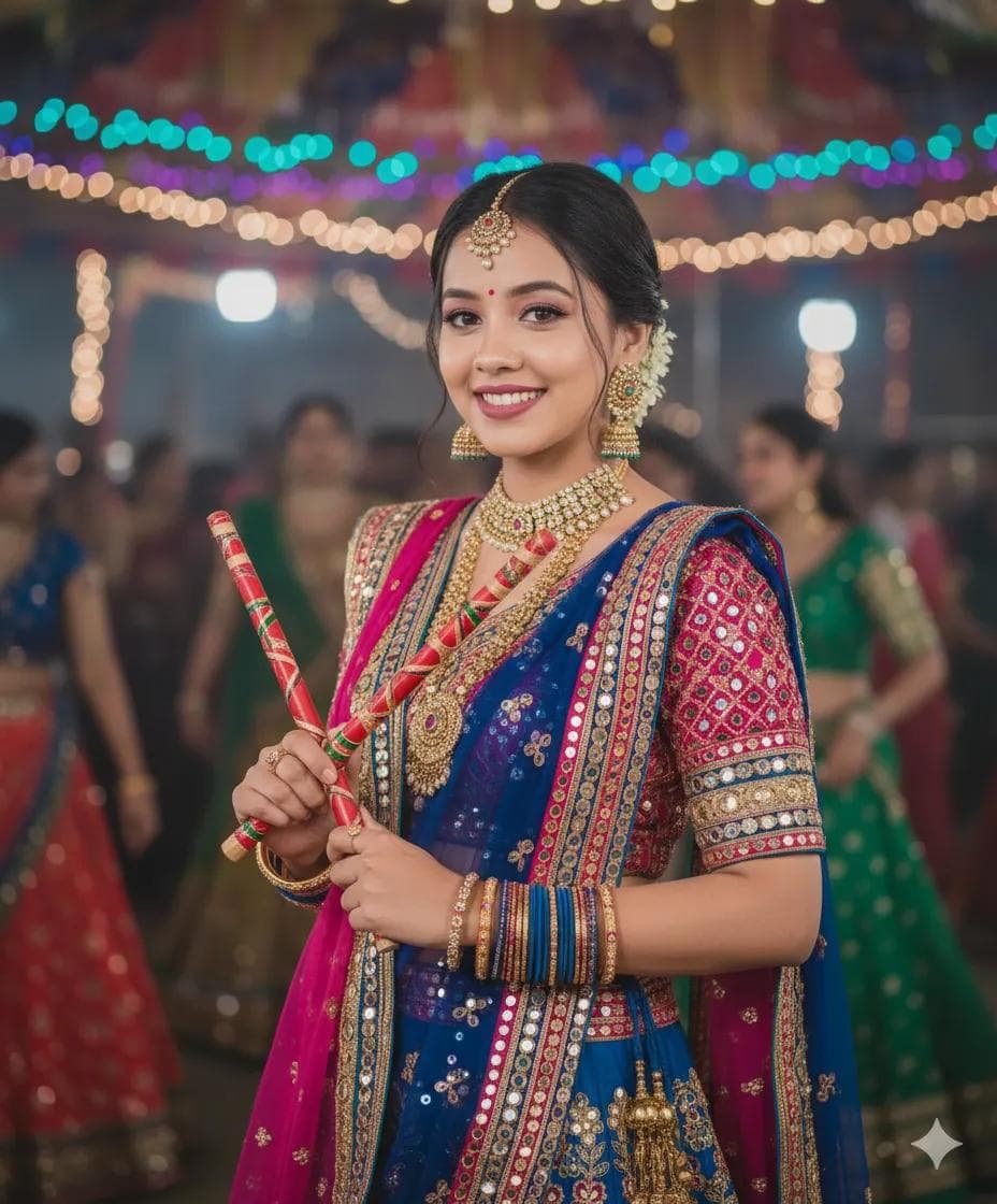Navratri Portrait visual reference