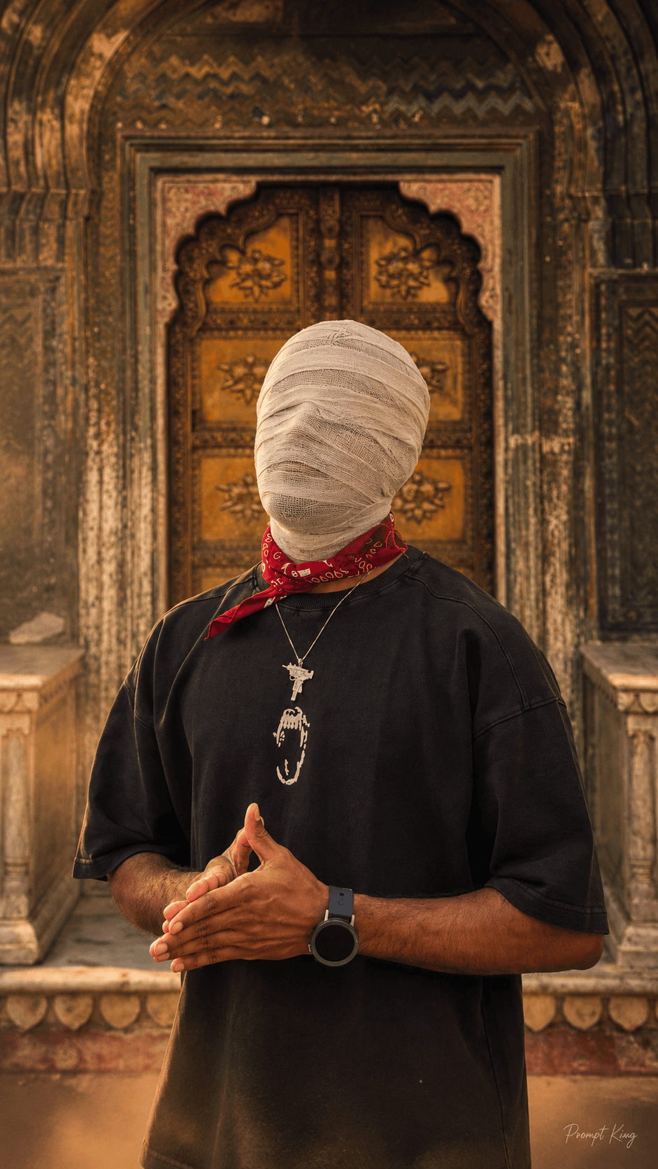 Bandaged Man visual reference